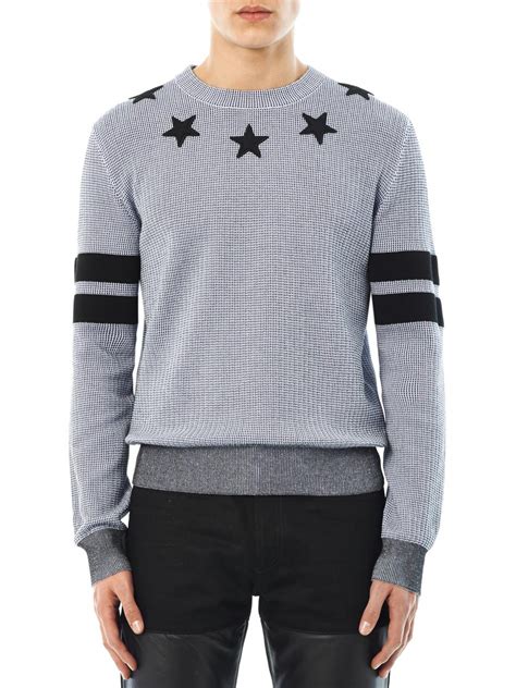 givenchy crewneck star sweatshirt|Givenchy sweatshirt fleece.